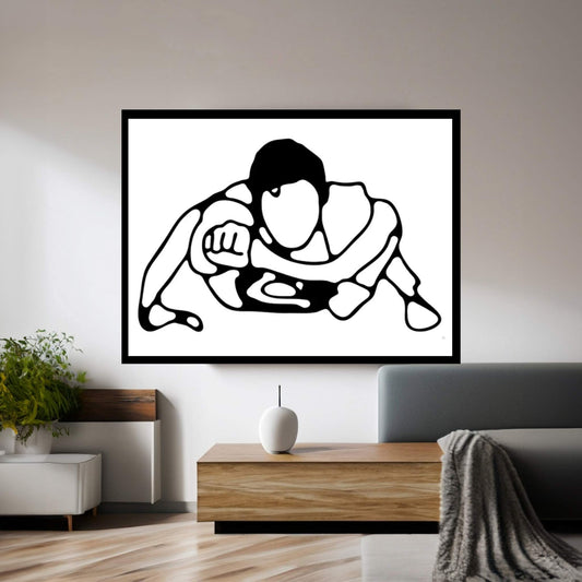 Superman Canvas Wall Art - Y Canvas