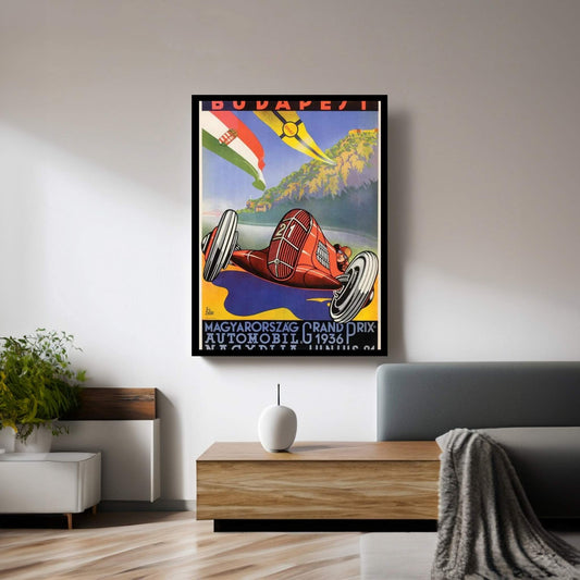 Budapest Grand Prix, 1936 Canvas Wall Art - Y Canvas