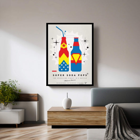 Super Soda Pops VI Canvas Wall Art - Y Canvas