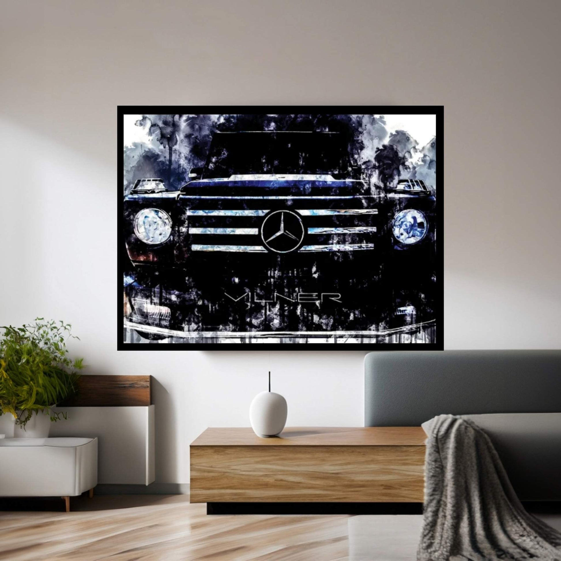 Car 2017 Vilner Mercedes AMG G55 Canvas Wall Art - Y Canvas