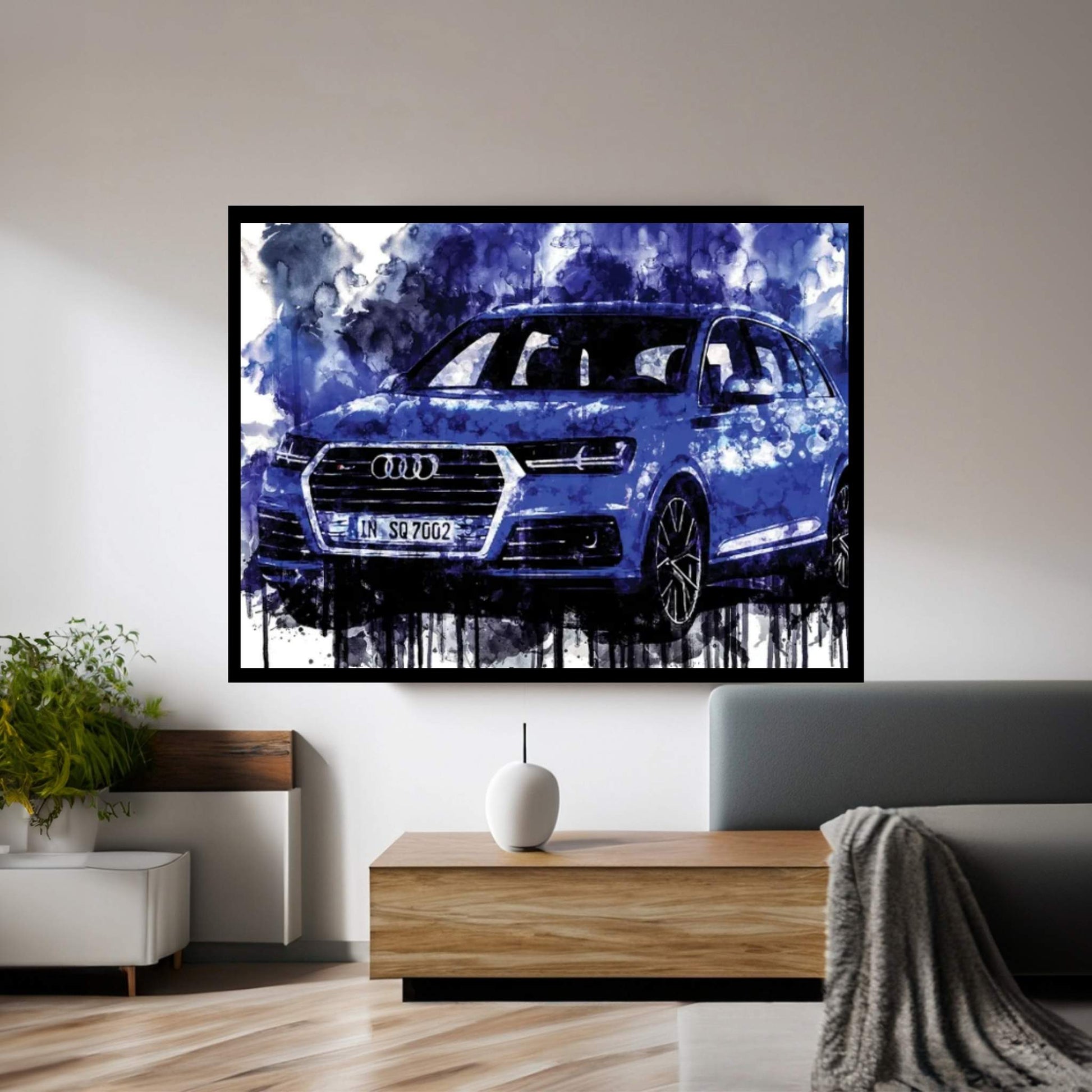 2017 Audi SQ7 TDI Canvas Wall Art - Y Canvas