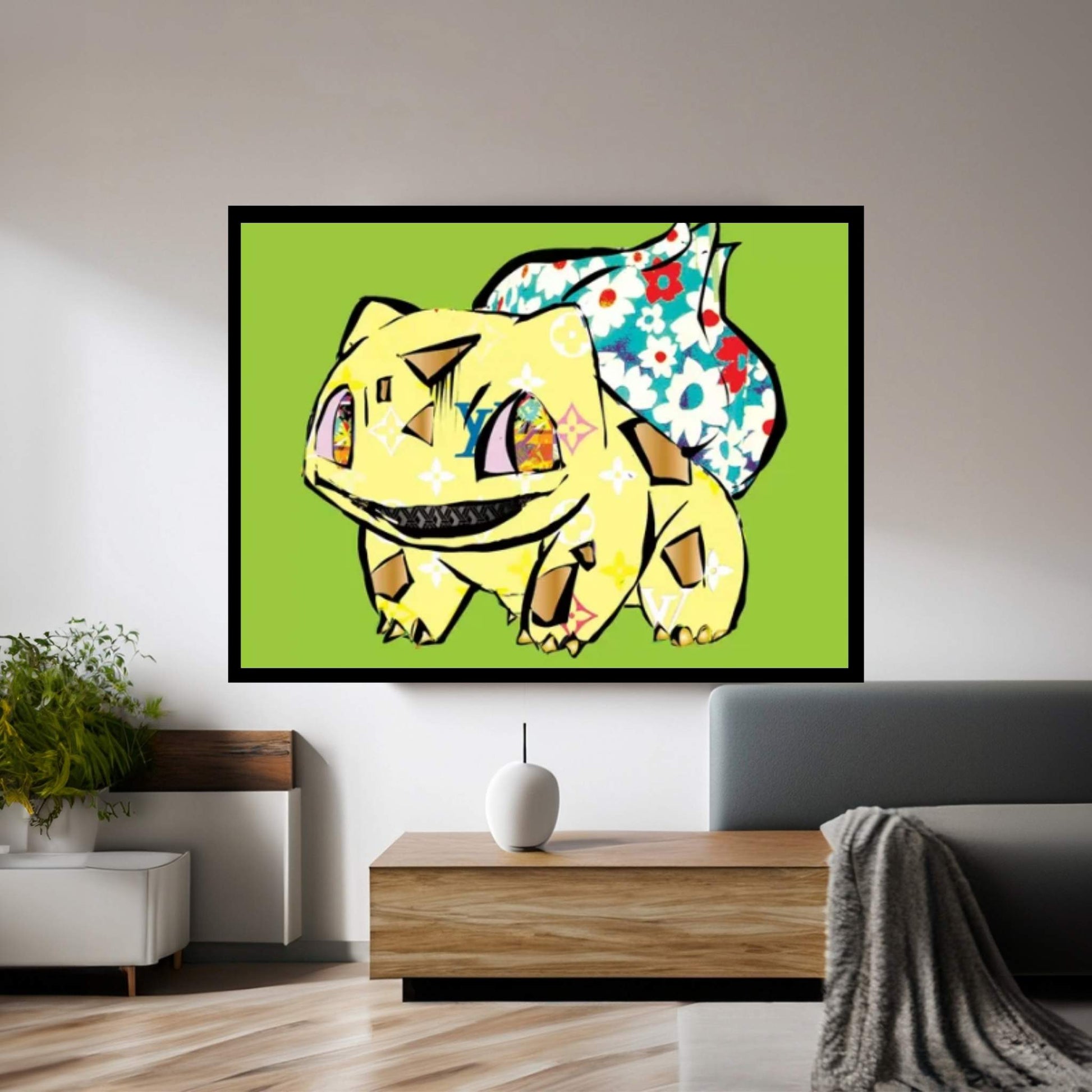 Pokémon - Bulbasaur Canvas Wall Art - Y Canvas