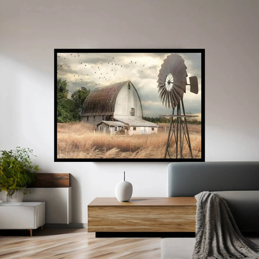 Henderson Bay Farm Canvas Wall Art - Y Canvas