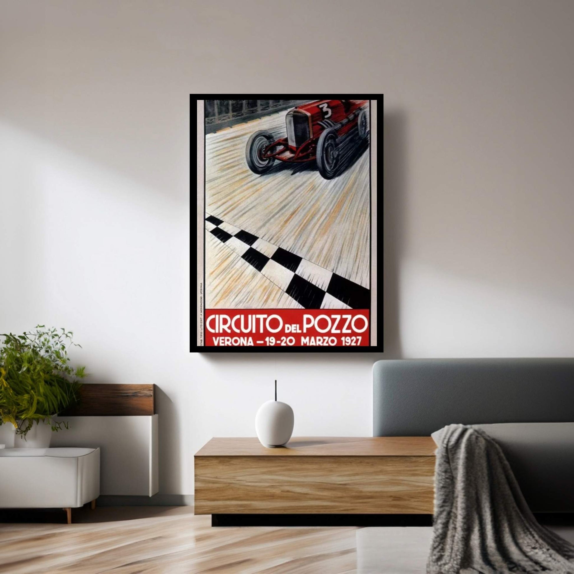 Circuit del Pozzo Italy Canvas Wall Art - Y Canvas