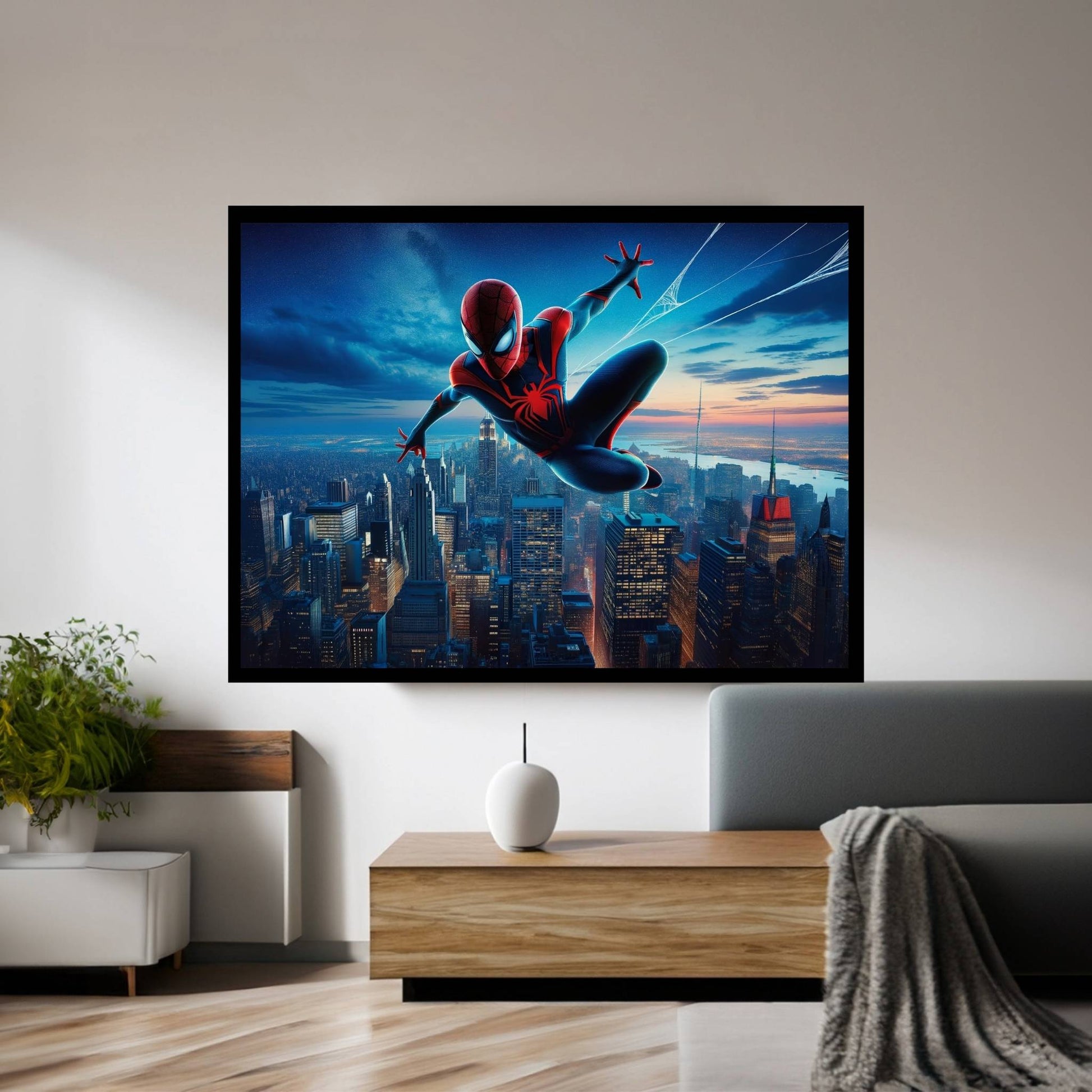 Spiderman Canvas Wall Art - Y Canvas