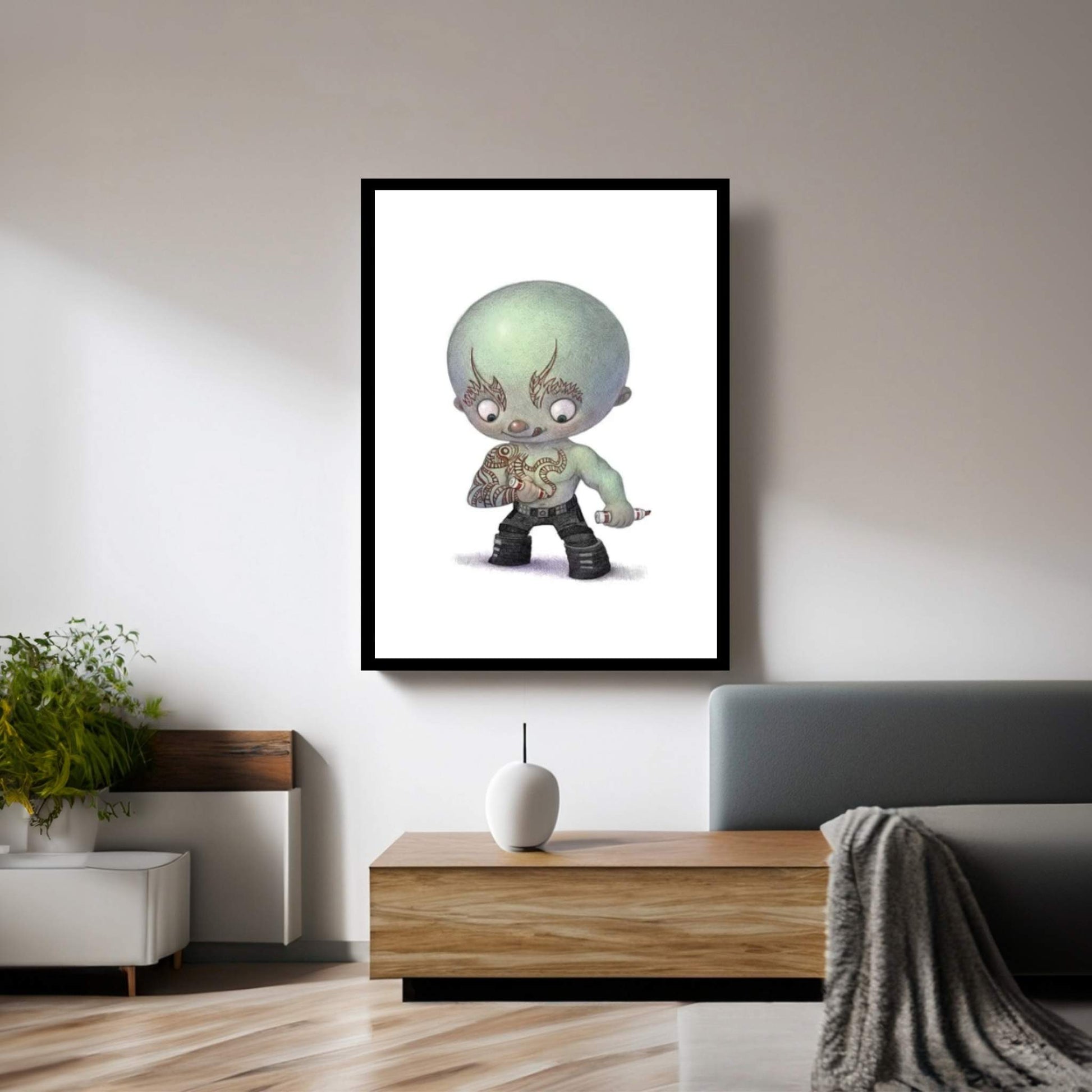 Drax Canvas Wall Art - Y Canvas