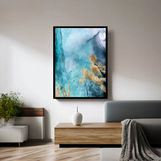 Gold Under The Sea I Canvas Wall Art - Y Canvas