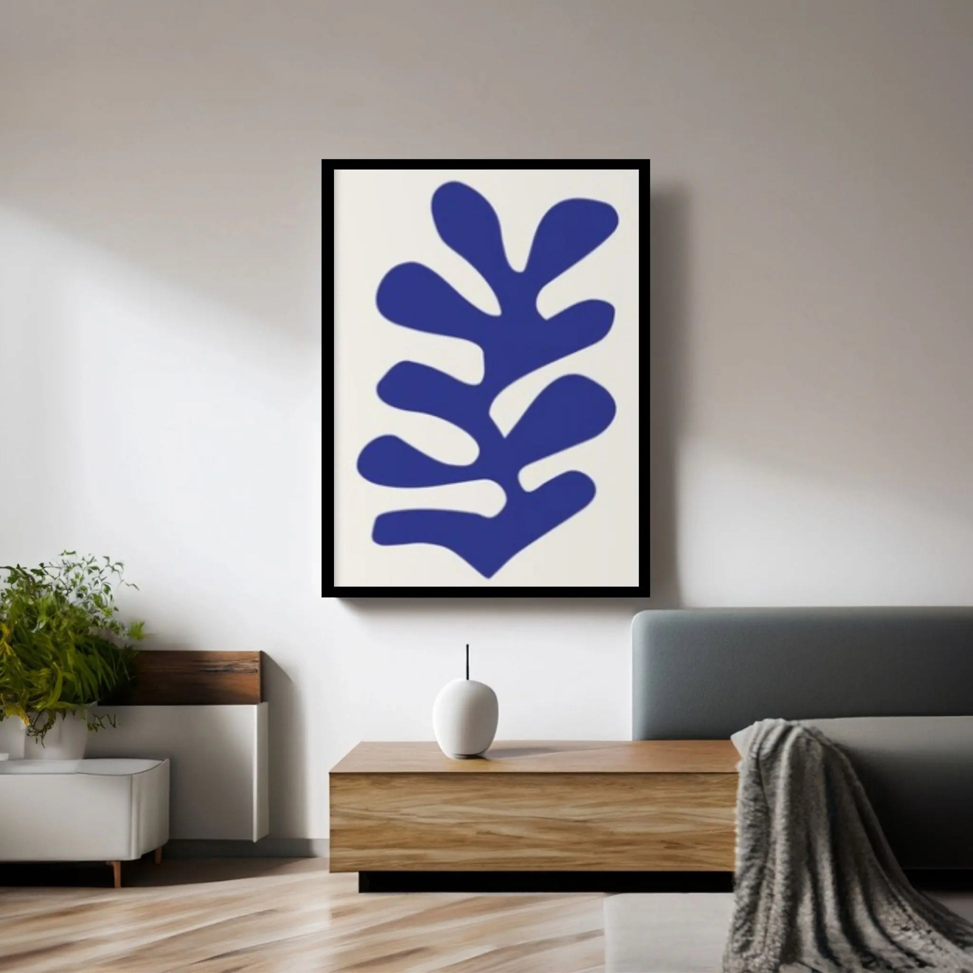 Henri Matisse Poster, Henri Matisse Print, Exhibition Print, Matisse Blue Line, Henri Matisse Wall art - Y Canvas