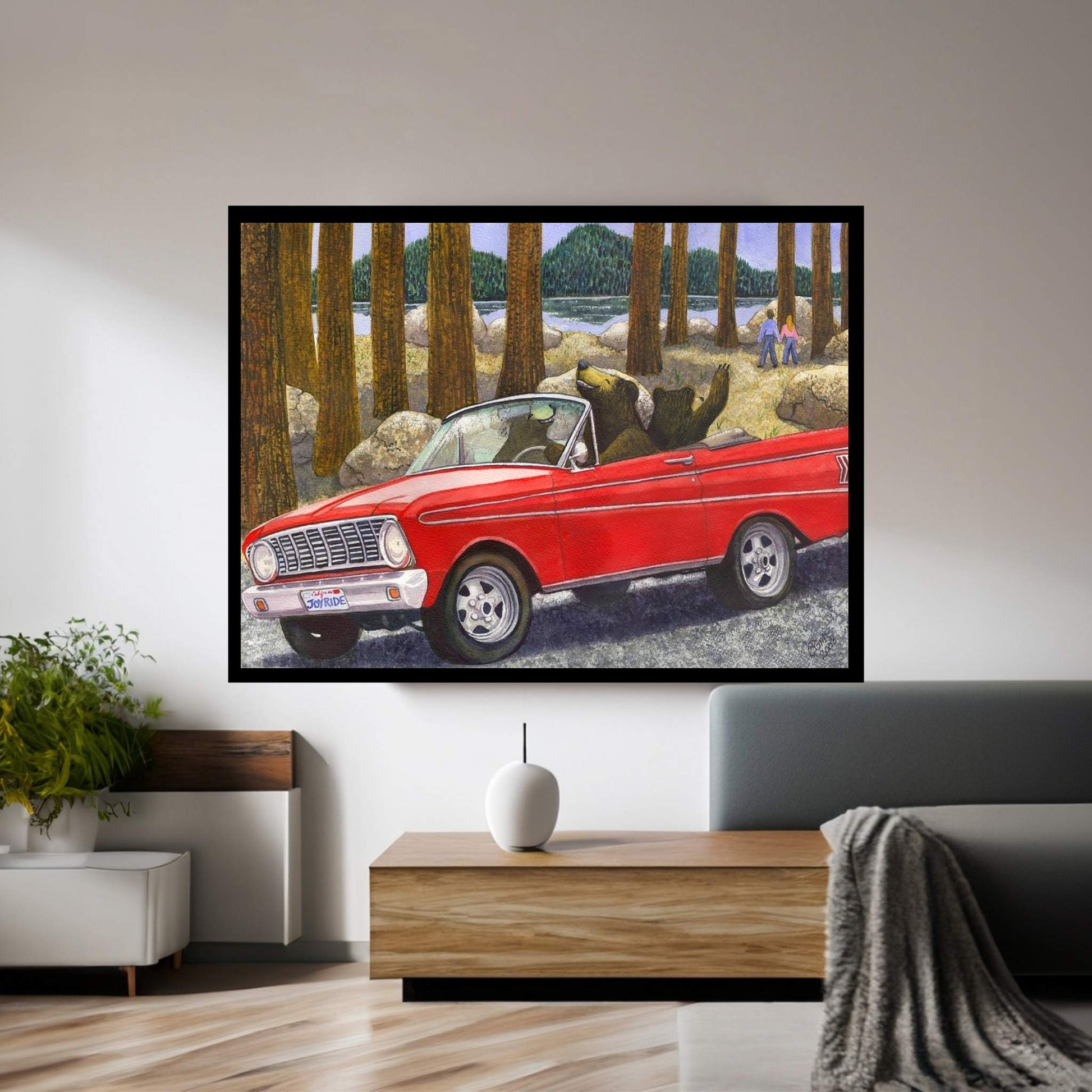 Joy Ride Canvas Wall Art - Y Canvas