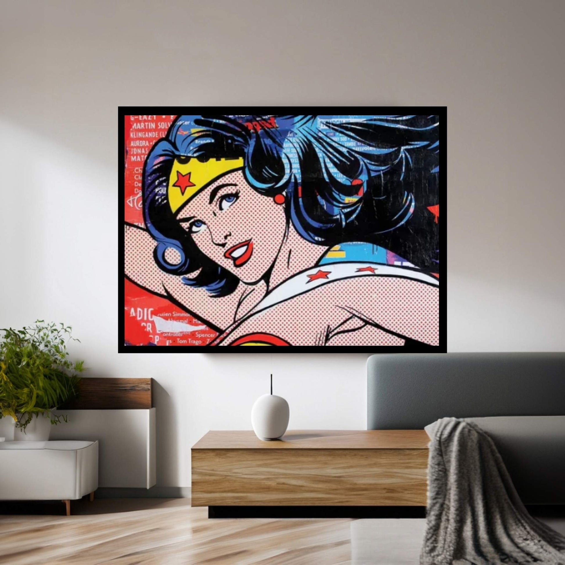 Wonder Woman I Canvas Wall Art - Y Canvas