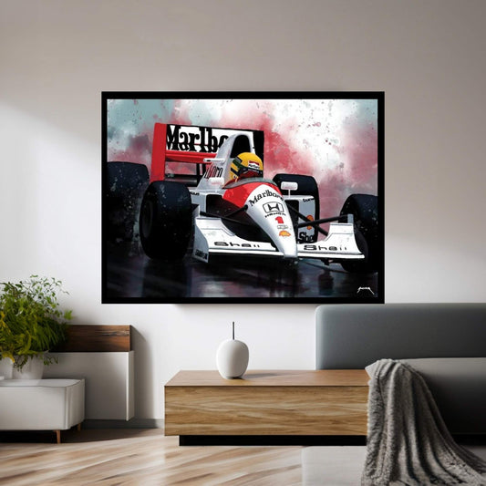 1991 Senna Canvas Wall Art - Y Canvas