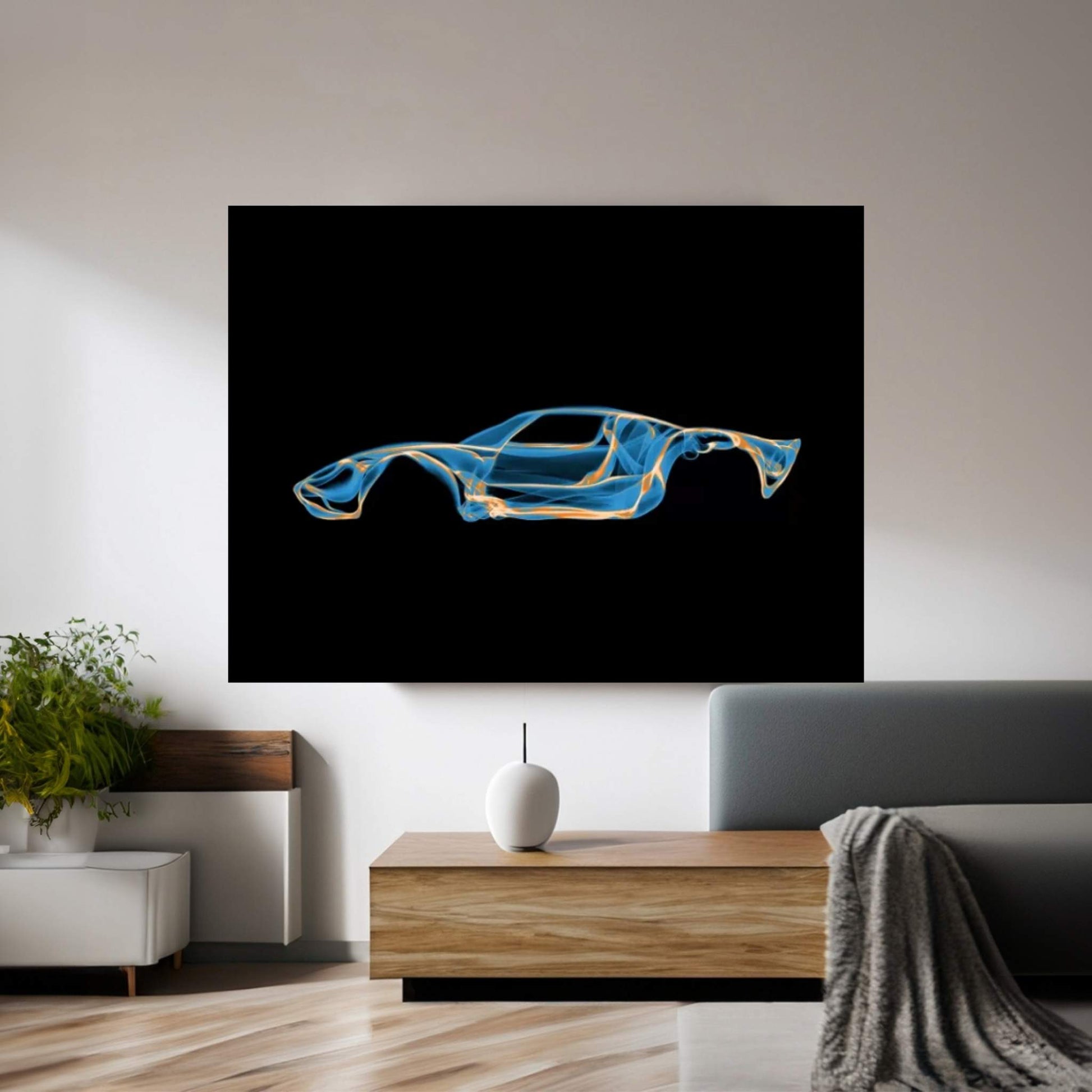 Ford GT40 Canvas Wall Art - Y Canvas