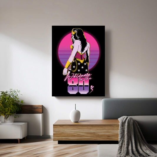 Retro Diana Canvas Wall Art - Y Canvas