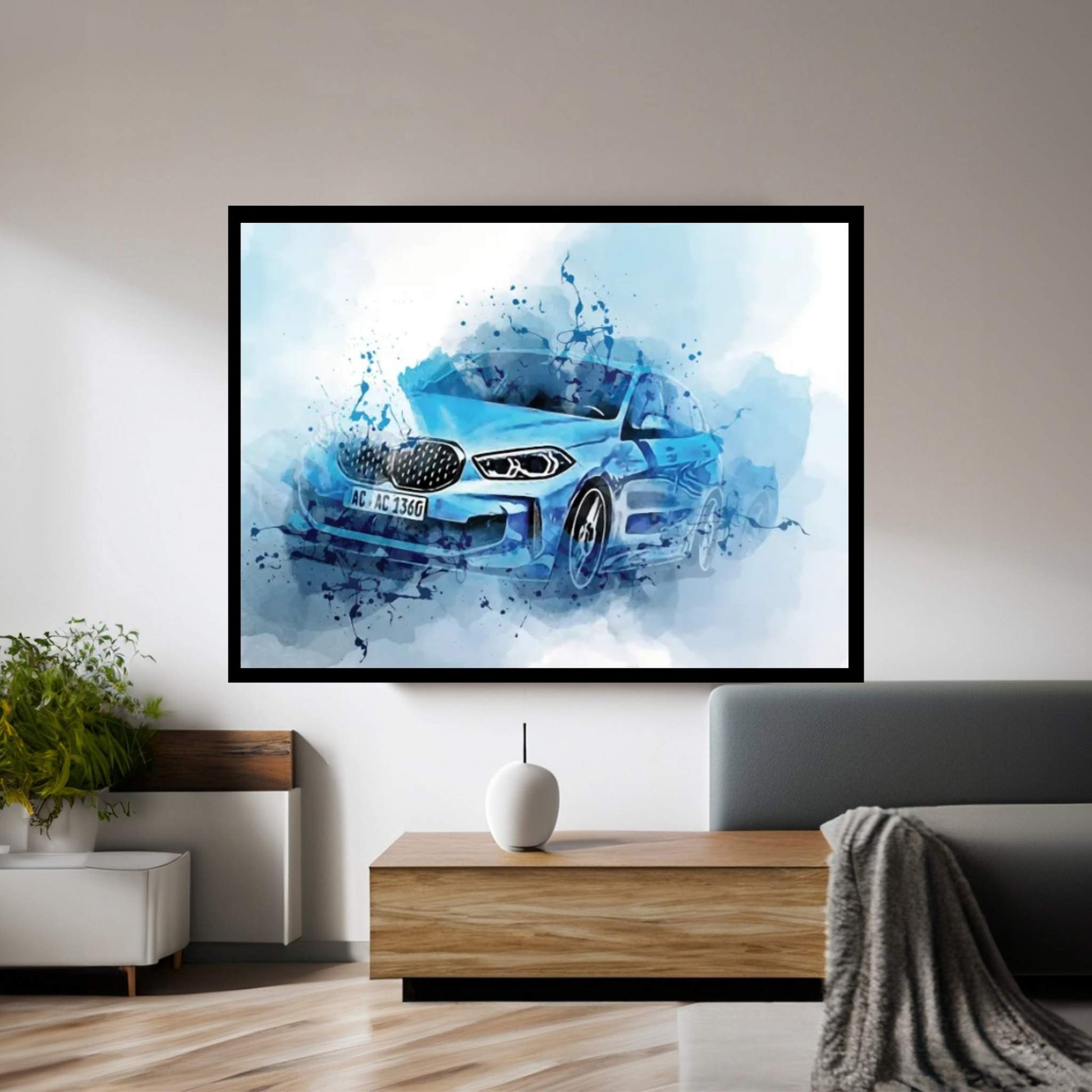 Ac Schnitzer BMW M135I Xdrive 2021 Canvas Wall Art - Y Canvas