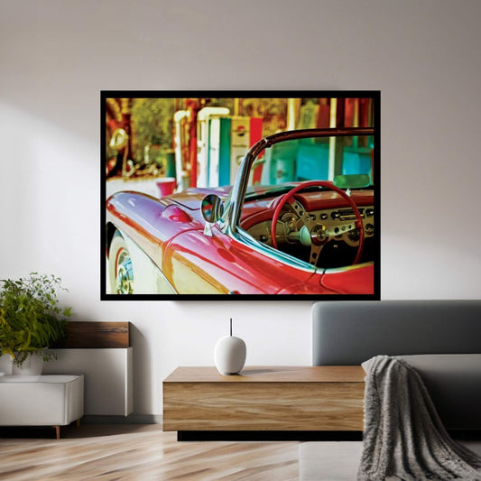 Classic Chevrolet Corvette Canvas Wall Art - Y Canvas