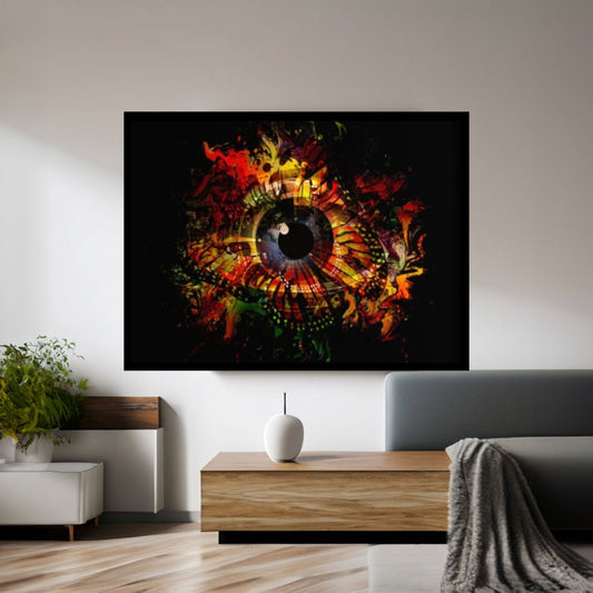 The Eye Abstract Printing Wall Art - Y Canvas