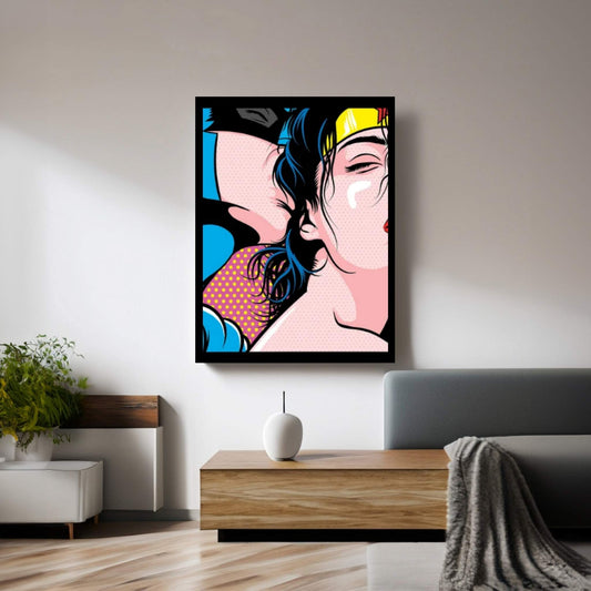 Heroes Love V Canvas Wall Art - Y Canvas