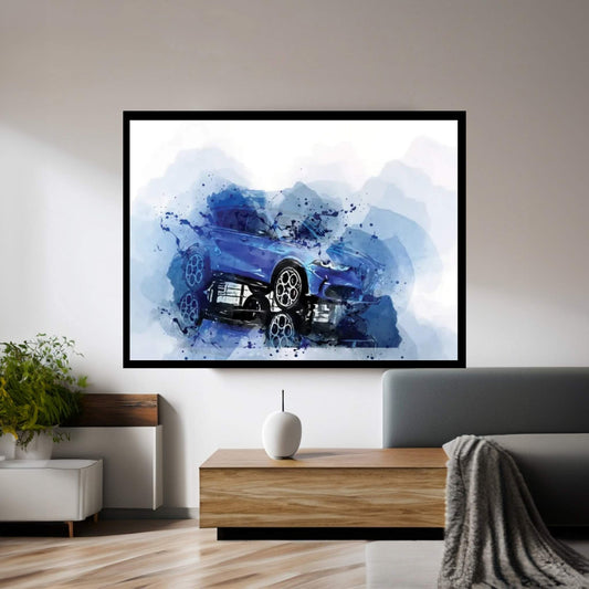 2023 Alfa Romeo Tonale Exterior Blue Suv Canvas Wall Art - Y Canvas