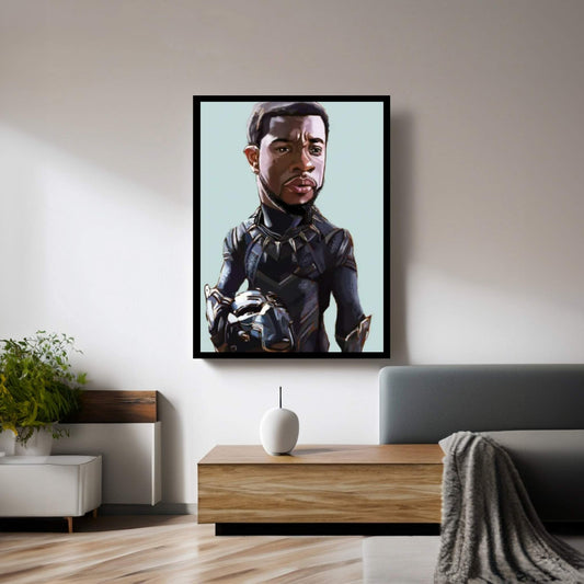 Chadwick Boseman Canvas Wall Art - Y Canvas