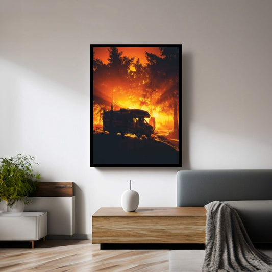 Rays Of Light Canvas Wall Art - Y Canvas