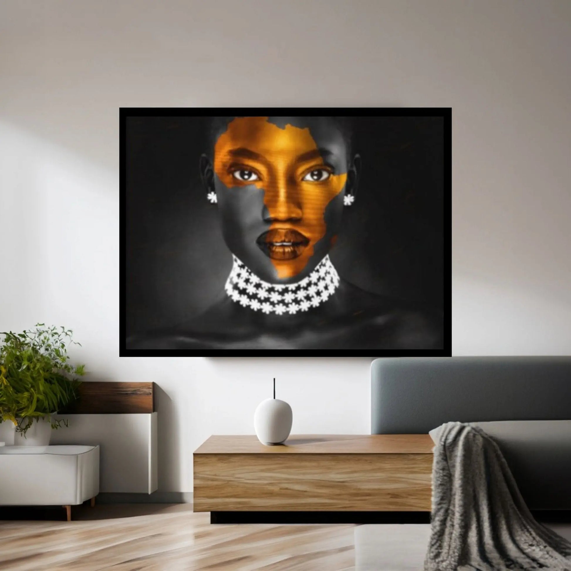 African Woman Art, African Woman Canvas, African Art - Y Canvas