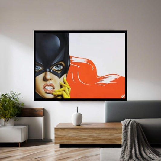 Bat-Girl II Canvas Wall Art - Y Canvas