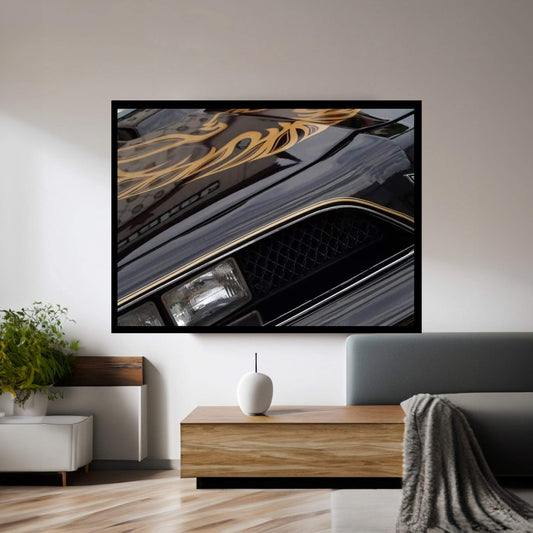 1978 Pontiac Trans Am, Front End Detail Canvas Wall Art - Y Canvas