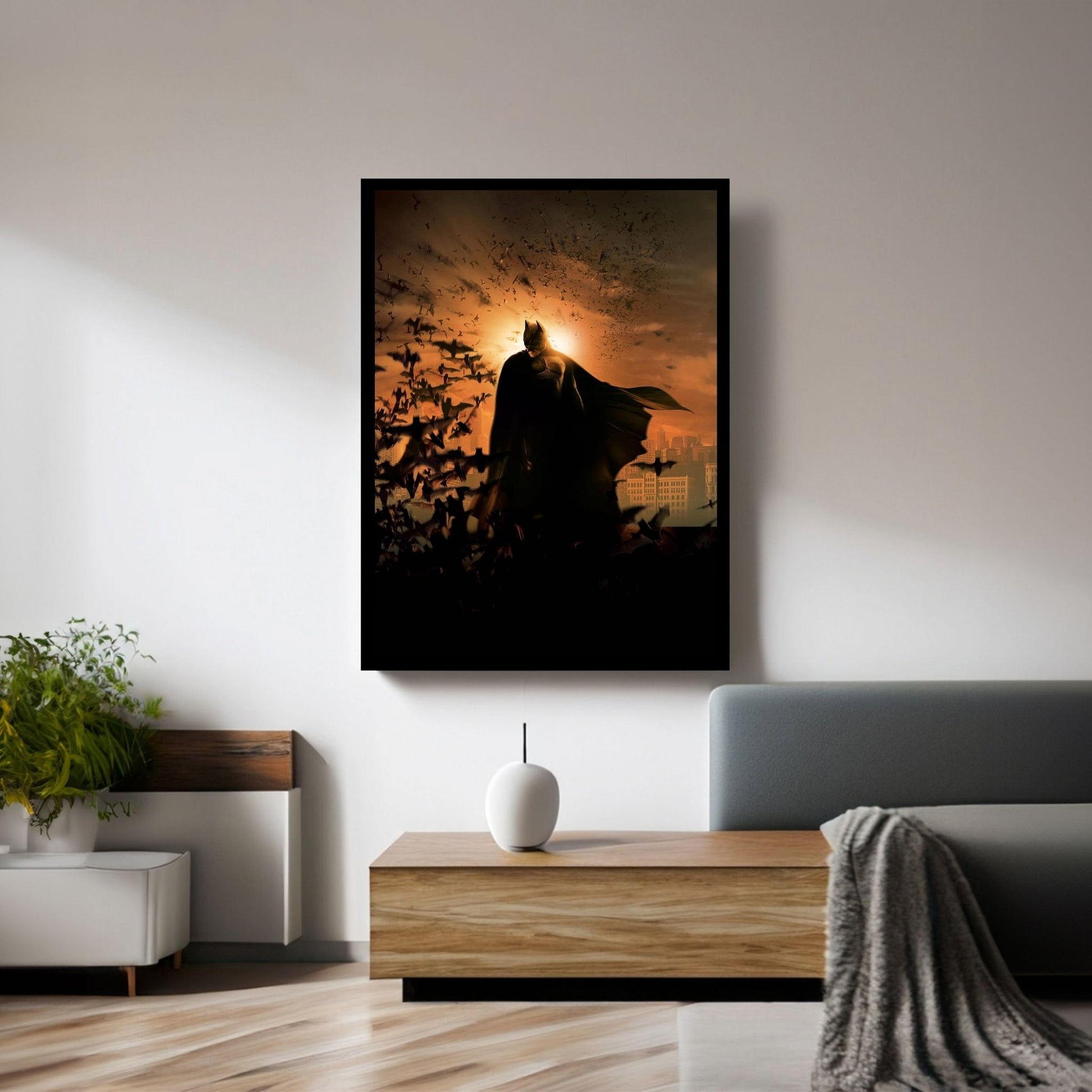 Batman Canvas Wall Art - Y Canvas