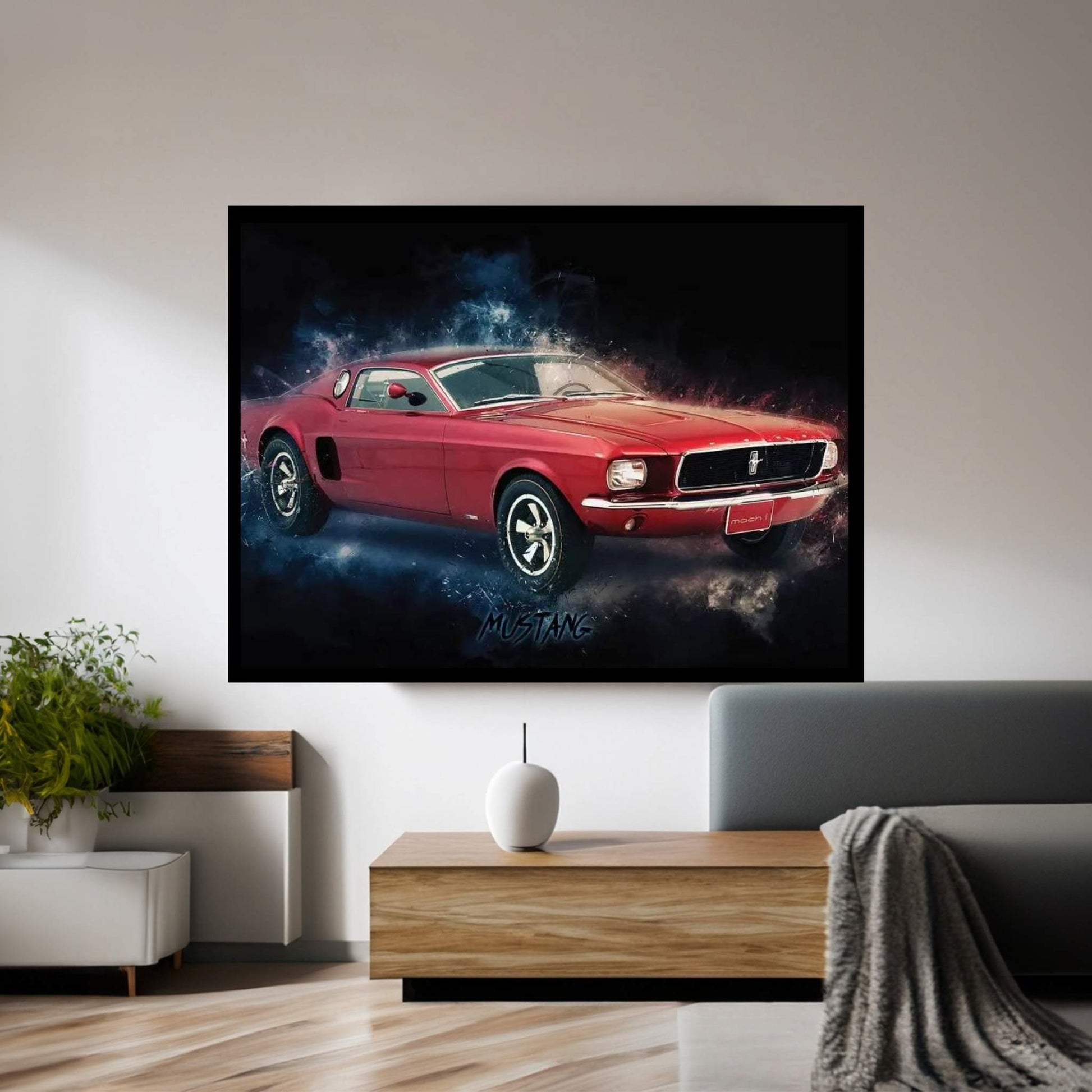 Mustang Canvas Wall Art - Y Canvas