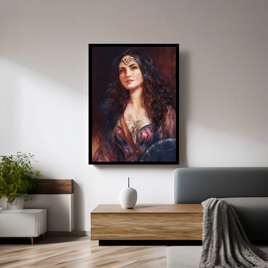 Diana Prince Portrait Canvas Wall Art - Y Canvas