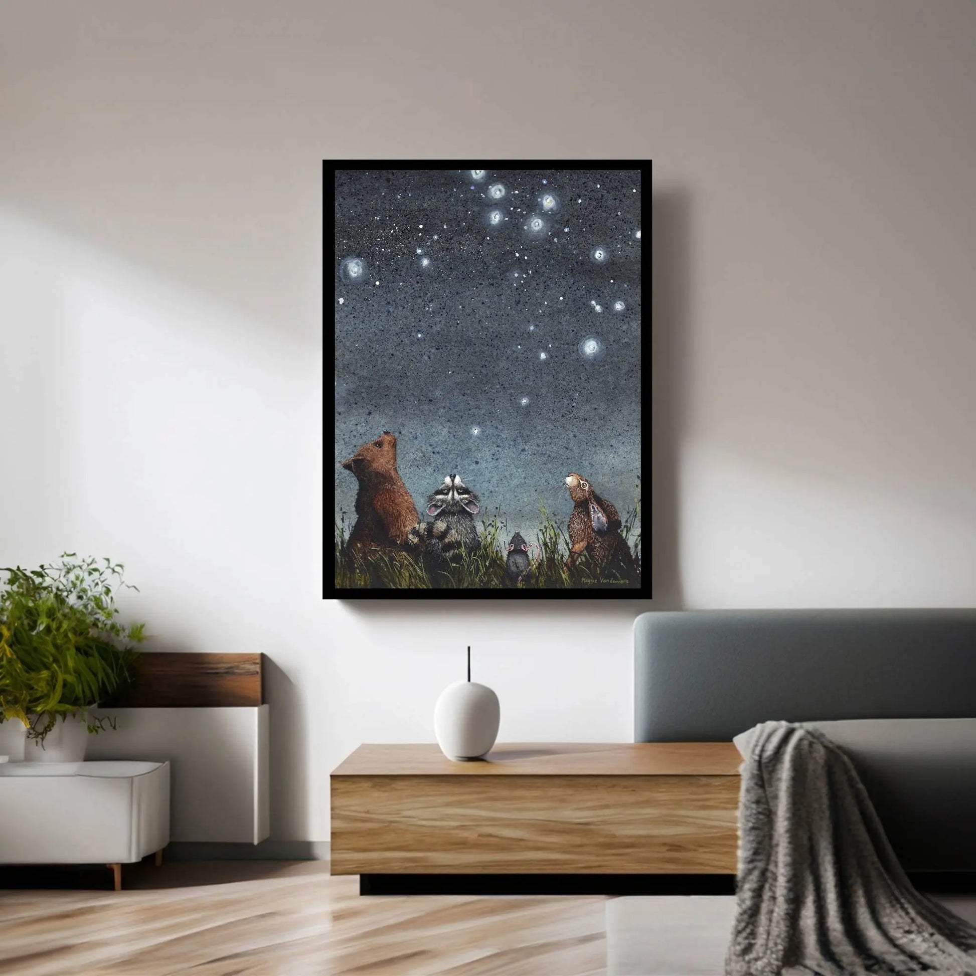 Constellations Canvas Wall Art - Y Canvas