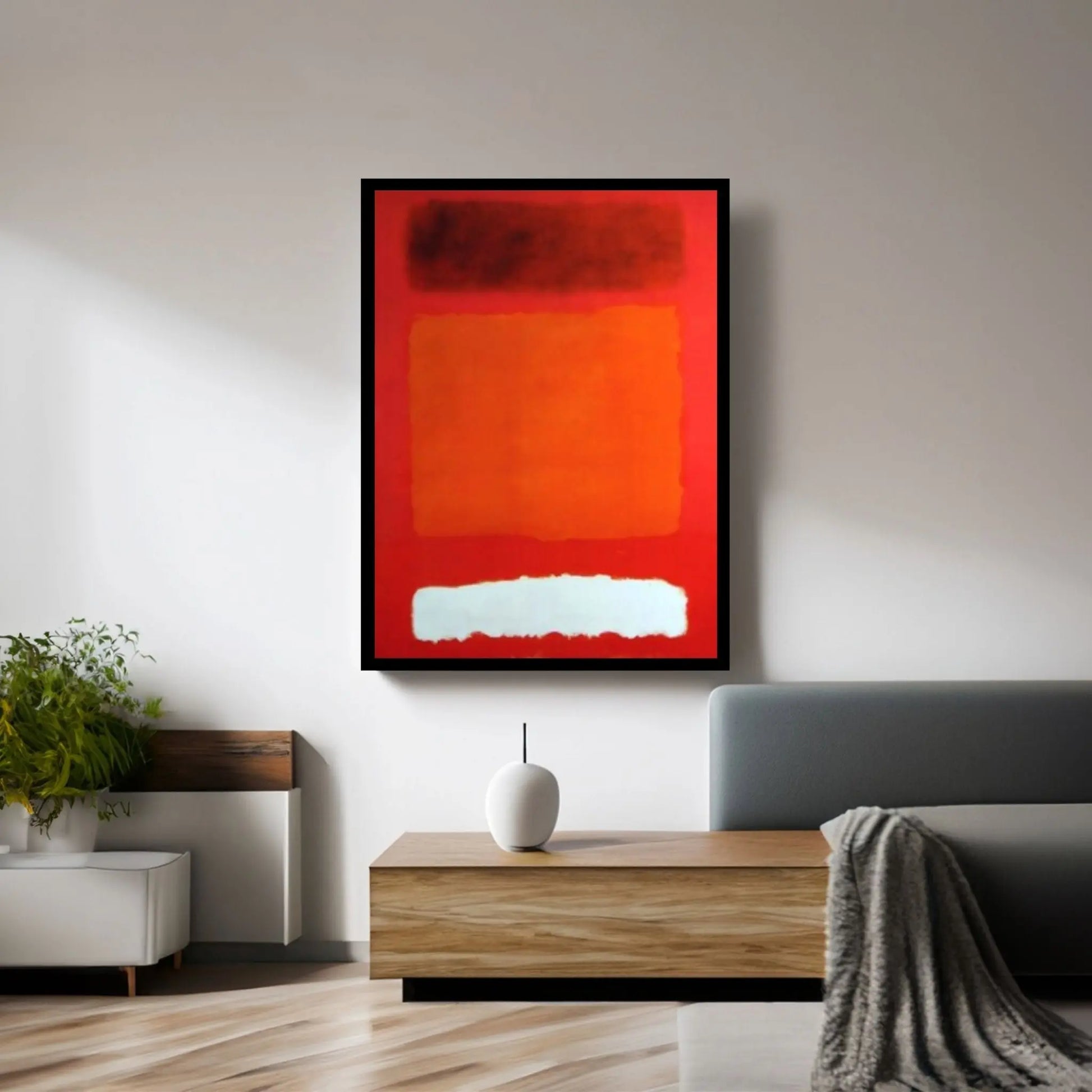 Mark Rothko Frame Canvas/Poster Art Reproduction, Rothko Reproduction - Y Canvas