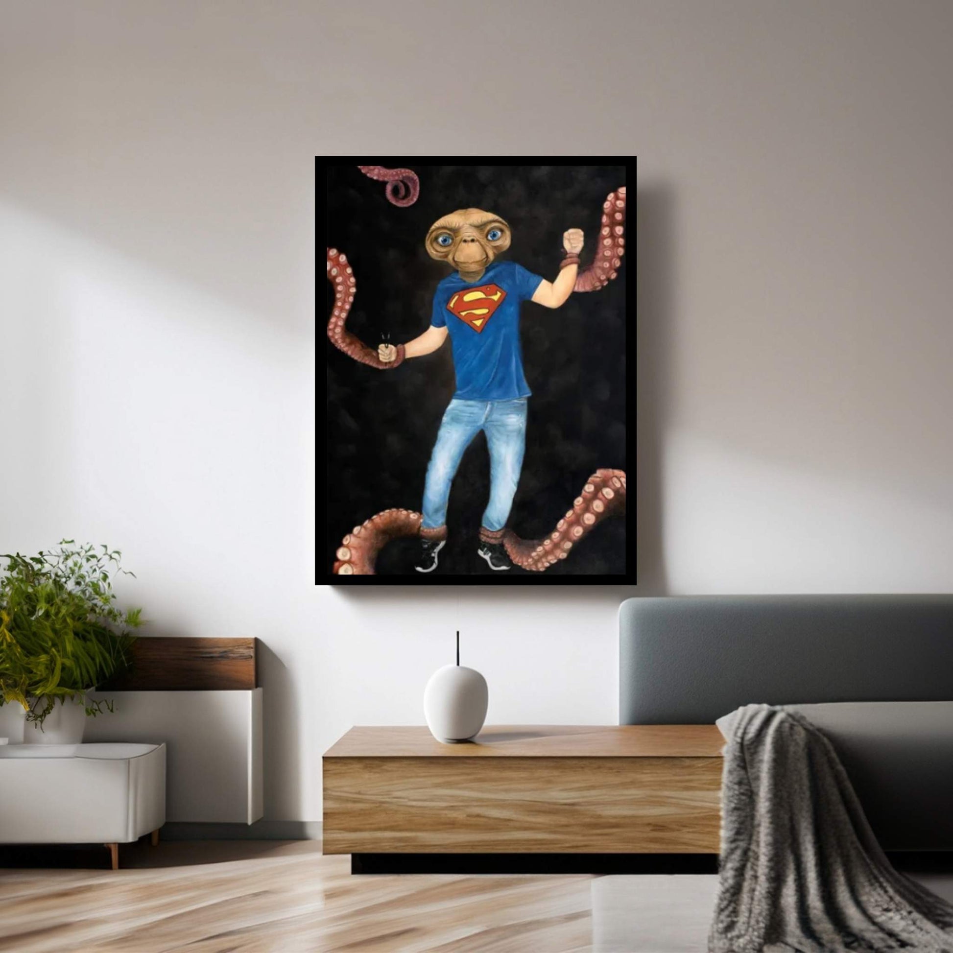 A Stranger In A Strange Place Canvas Wall Art - Y Canvas