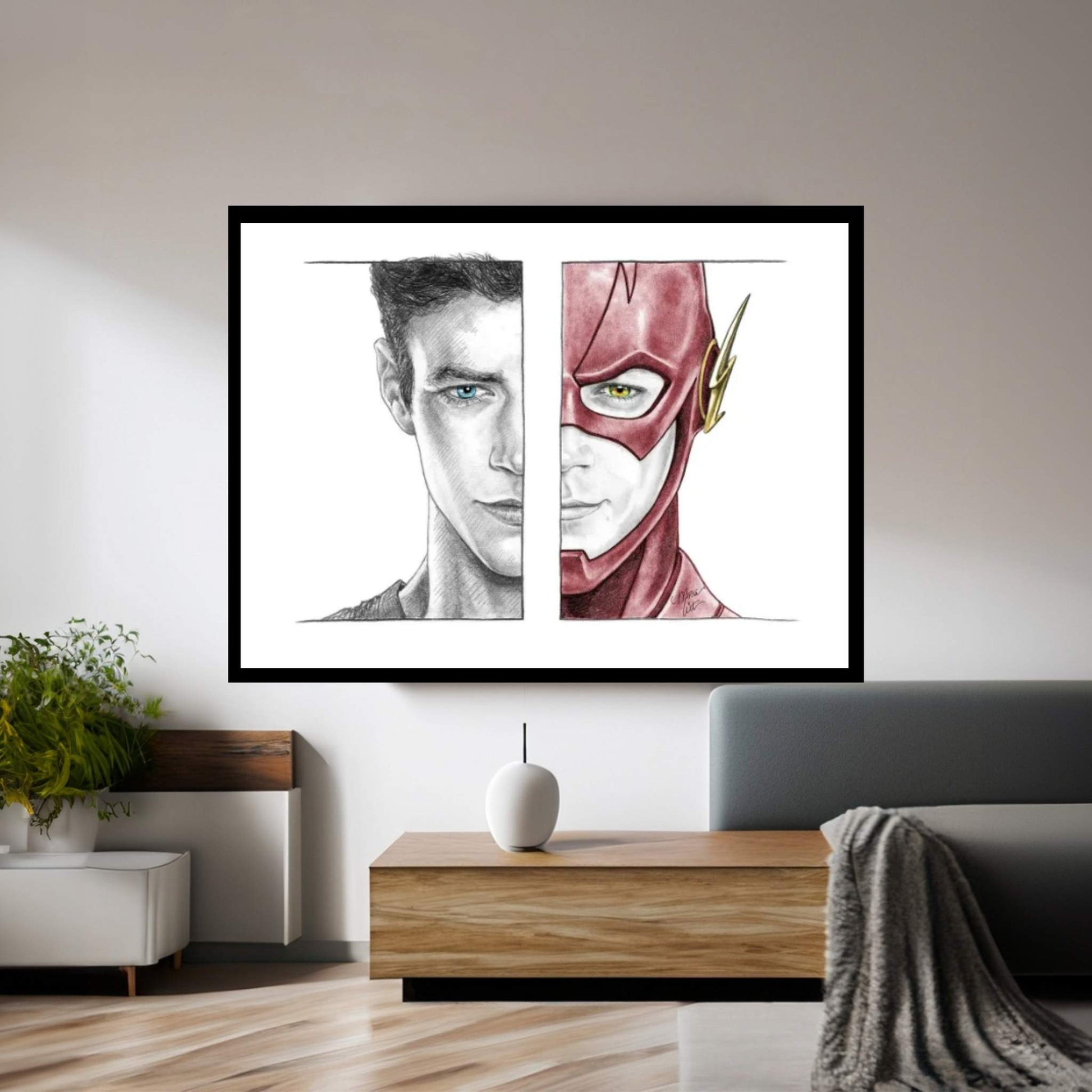 The Flash Canvas Wall Art - Y Canvas