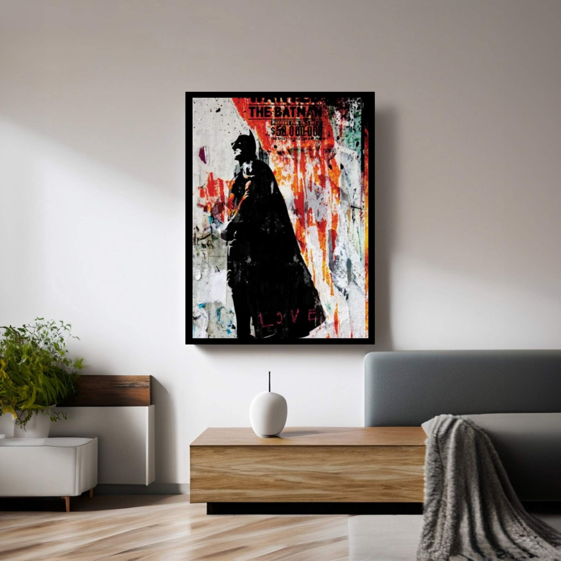 The Batman Canvas Wall Art - Y Canvas