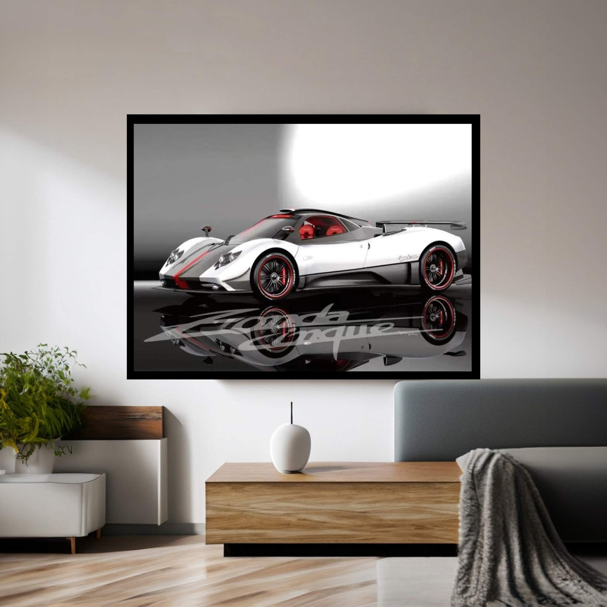 Pagani Zonda Cinque Canvas Wall Art - Y Canvas