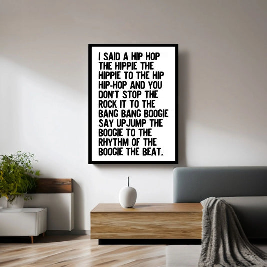 Rappers Delight Canvas Wall Art - Y Canvas