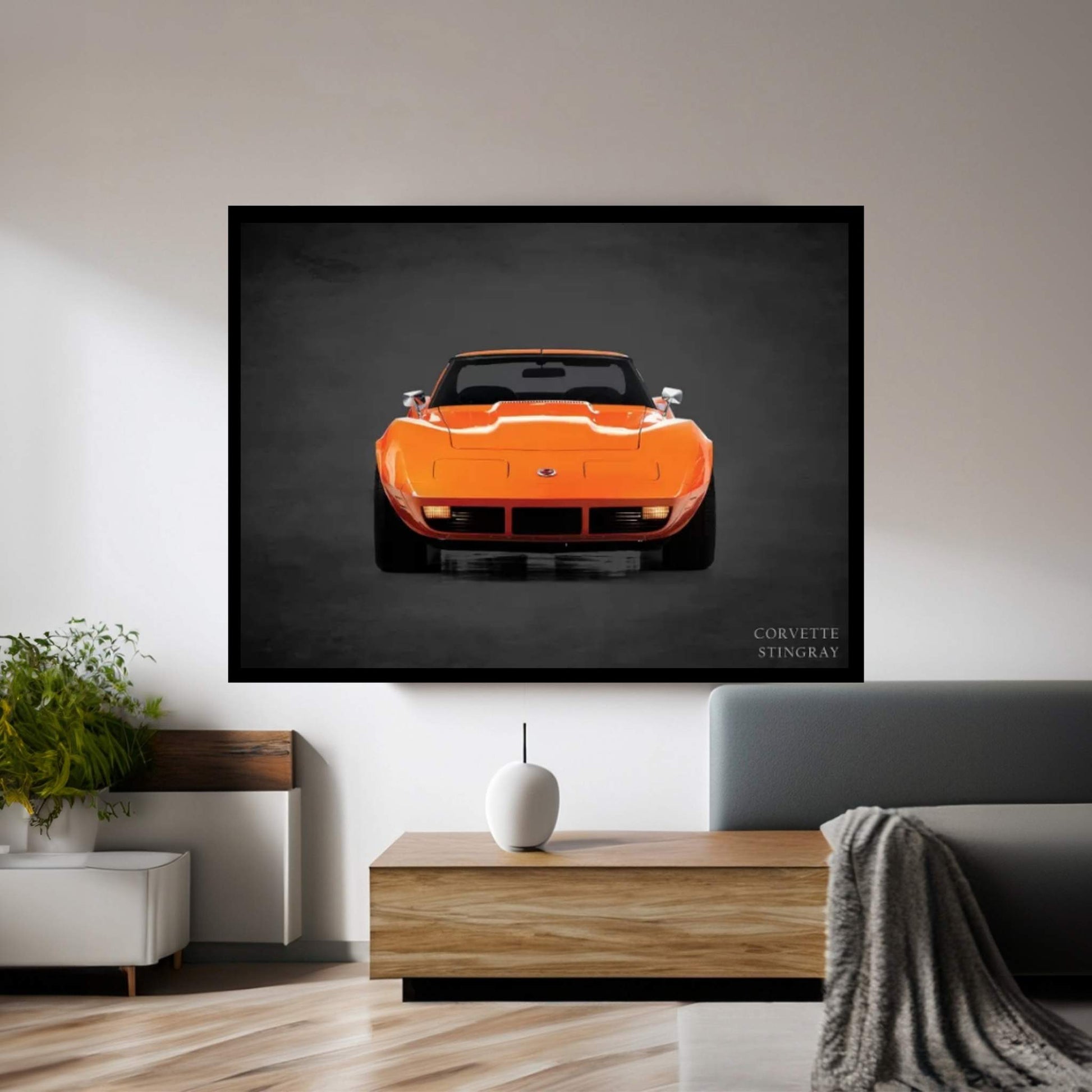 1974 Chevrolet Corvette Stingray Canvas Wall Art - Y Canvas