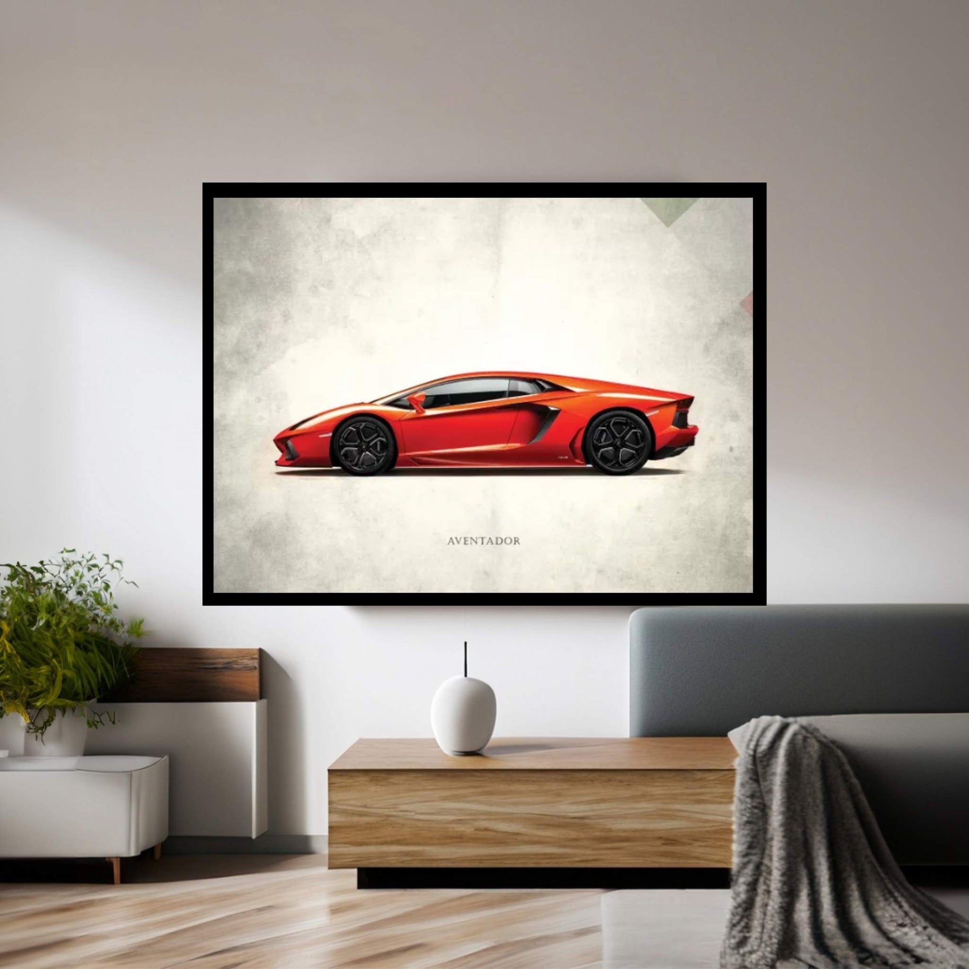 Lamborghini Aventador Canvas Wall Art - Y Canvas