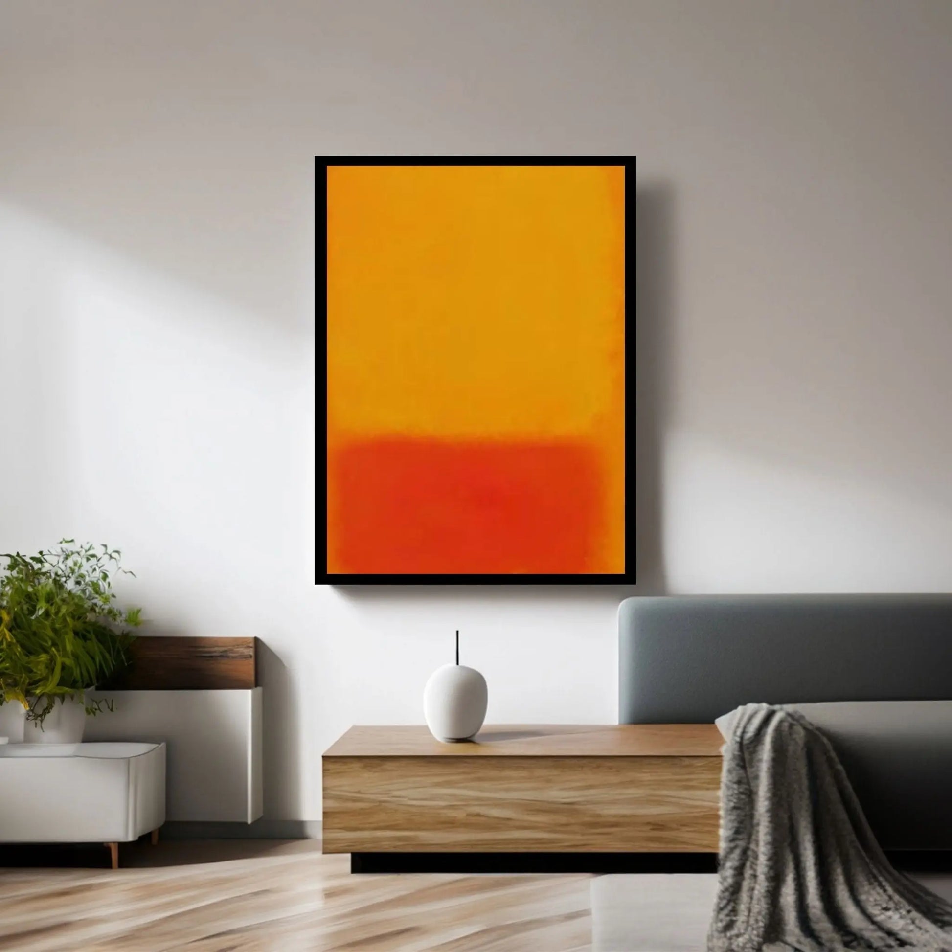 Mark Rothko Frame Canvas/Poster Art Reproduction, Rothko Reproduction - Y Canvas