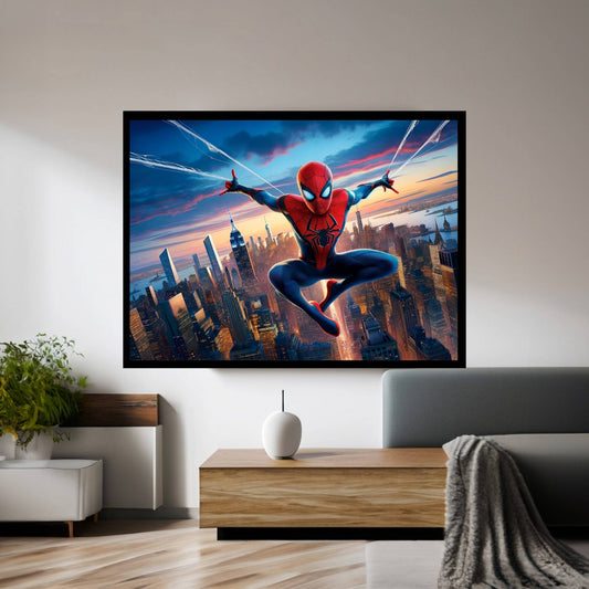 Spiderman Canvas Wall Art - Y Canvas