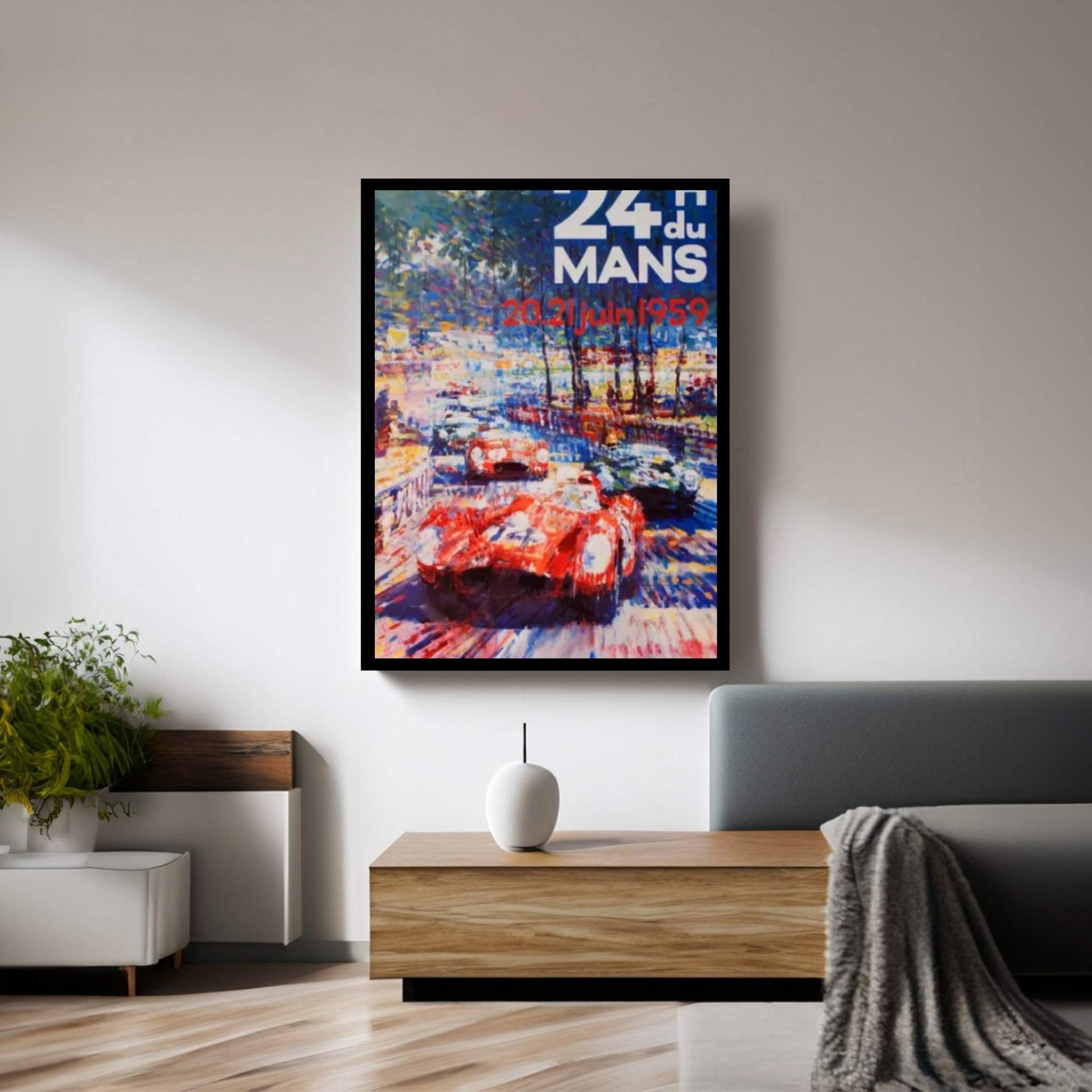 24 Heures du Mans II Canvas Wall Art - Y Canvas