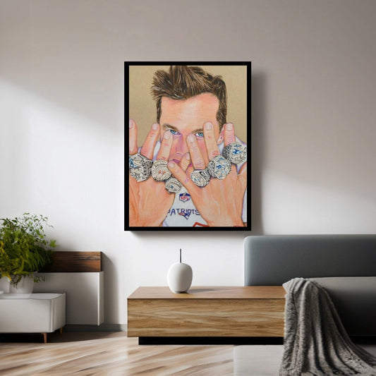 Tom Brady Canvas Wall Art - Y Canvas