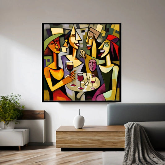 Picasso Style Printing Wall Art, Canvas Modern Wall Art - Y Canvas