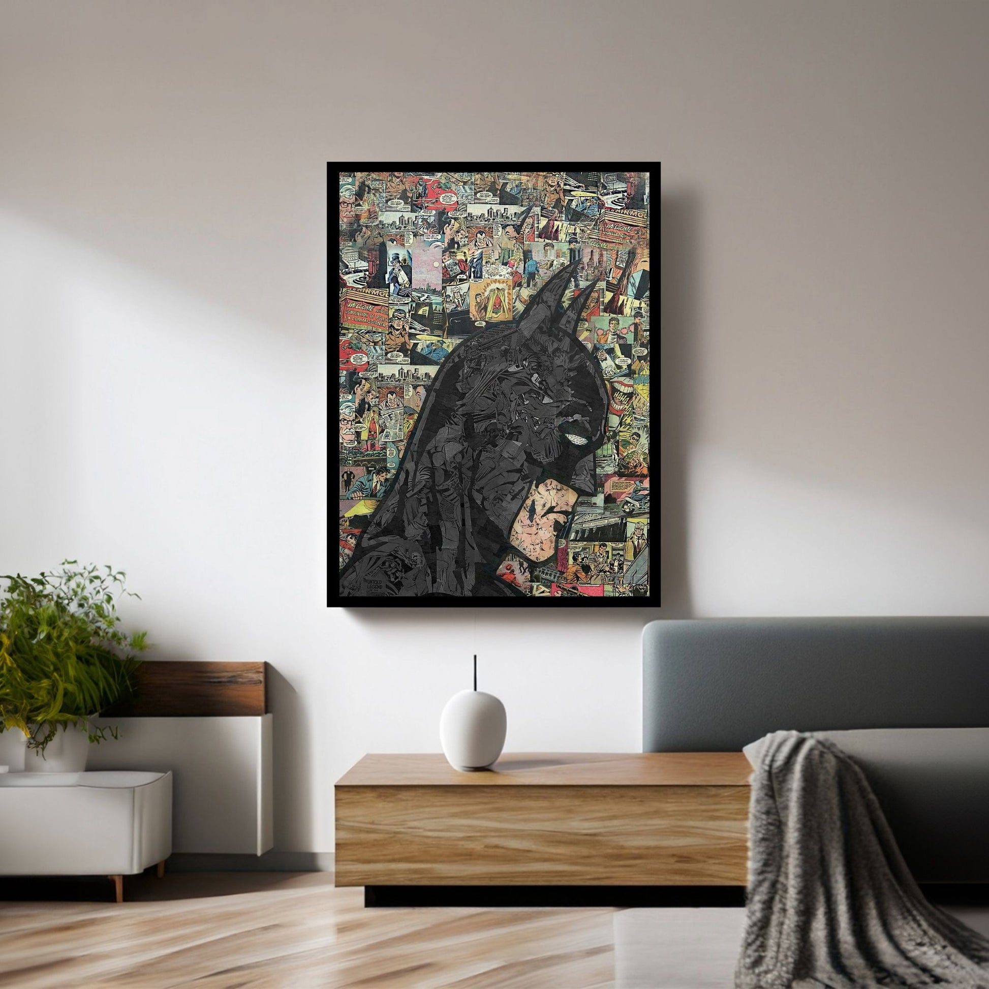 Batman Canvas Wall Art - Y Canvas