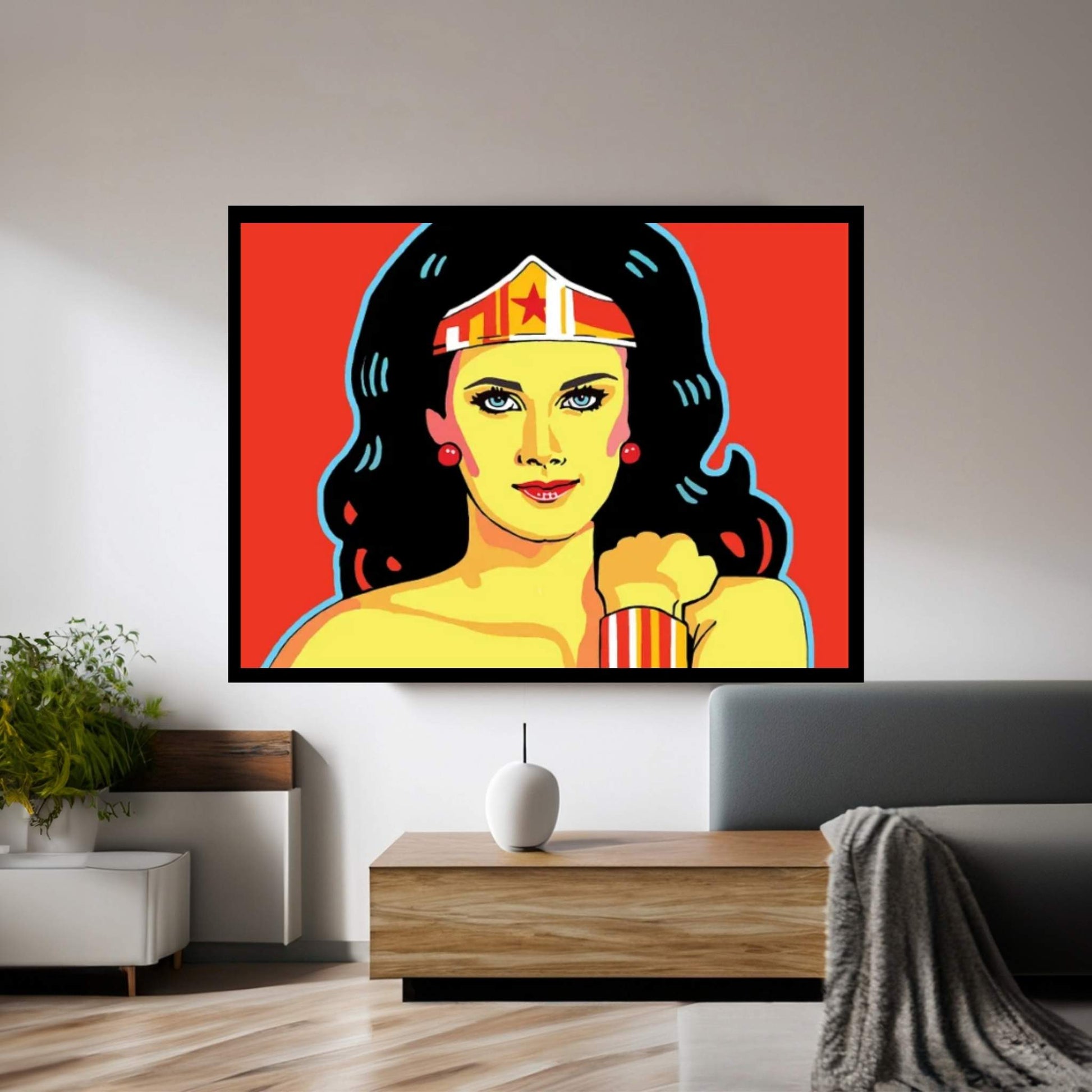 Wonder Woman Canvas Wall Art - Y Canvas