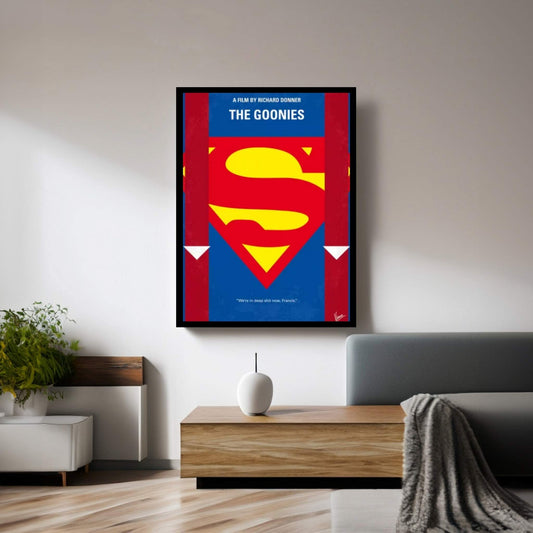 The Goonies Minimal Movie Poster Canvas Wall Art - Y Canvas