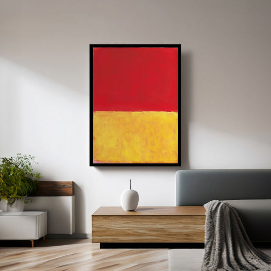 Mark Rothko Frame Canvas/Poster Art Reproduction, Rothko Reproduction, Modern Art Expressionism Painting - Y Canvas