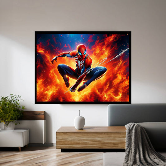 Spiderman Canvas Wall Art - Y Canvas