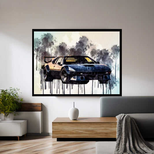 1979 BMW M1 Canvas Wall Art - Y Canvas